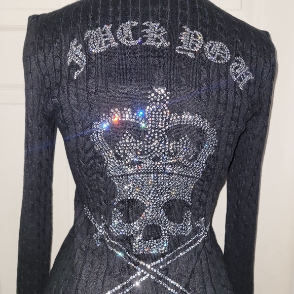 A&G By Amal Guessous Silk Cashmere Y2k 90s Rock Vintage  A&G Streetware Rare - Picture 1 of 14